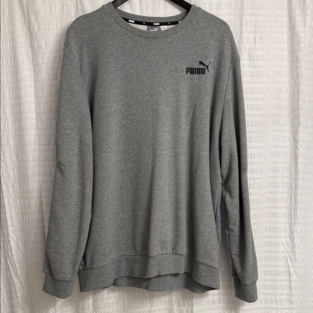 Puma Men's Charcoal Crewneck Sweater